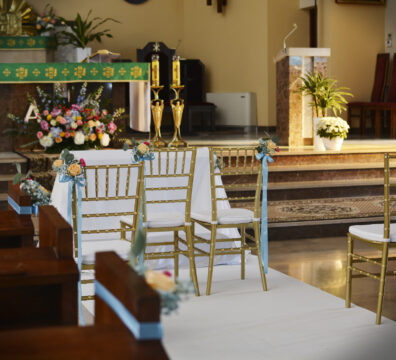 Dekoracja kościoła w Załężu