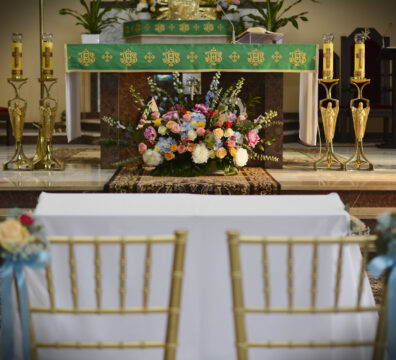 Dekoracja kościoła w Załężu