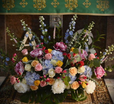 Dekoracja kościoła w Załężu