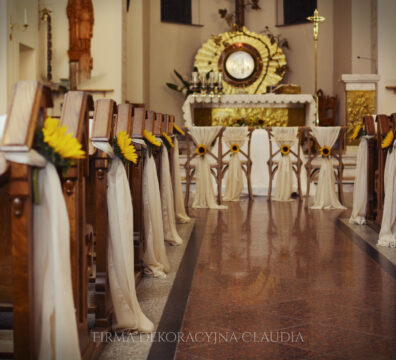 Kościół Rymanów Zdrój Słoneczniki