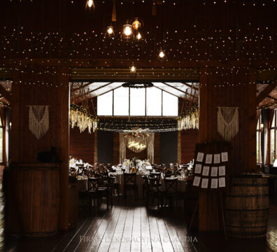 Dekoracja światełkami, nastrojowo, romantycznie