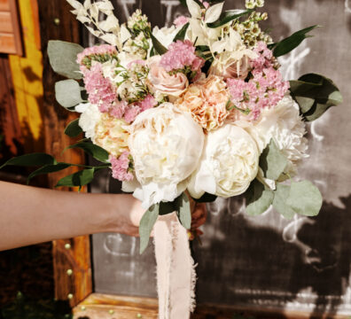 bukiet ślubny dla Panny Młodej