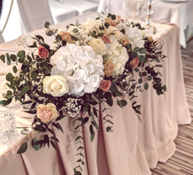 dekoracja w jaśle, bukiet na stół